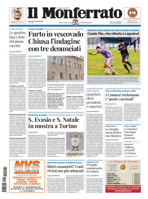 Il Monferrato - Edizione 11 del 09/02/2021